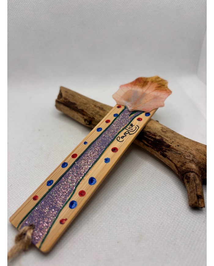 MARCAPÁGINAS artesanos de hoja natural