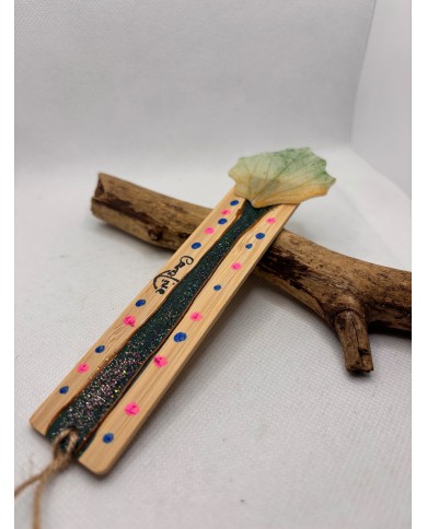 MARCAPÁGINAS artesanos de hoja natural