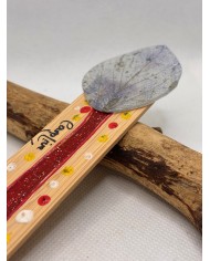 MARCAPÁGINAS artesanos de hoja natural esqueletizada