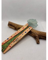 MARCAPÁGINAS artesanos de hoja natural esqueletizada