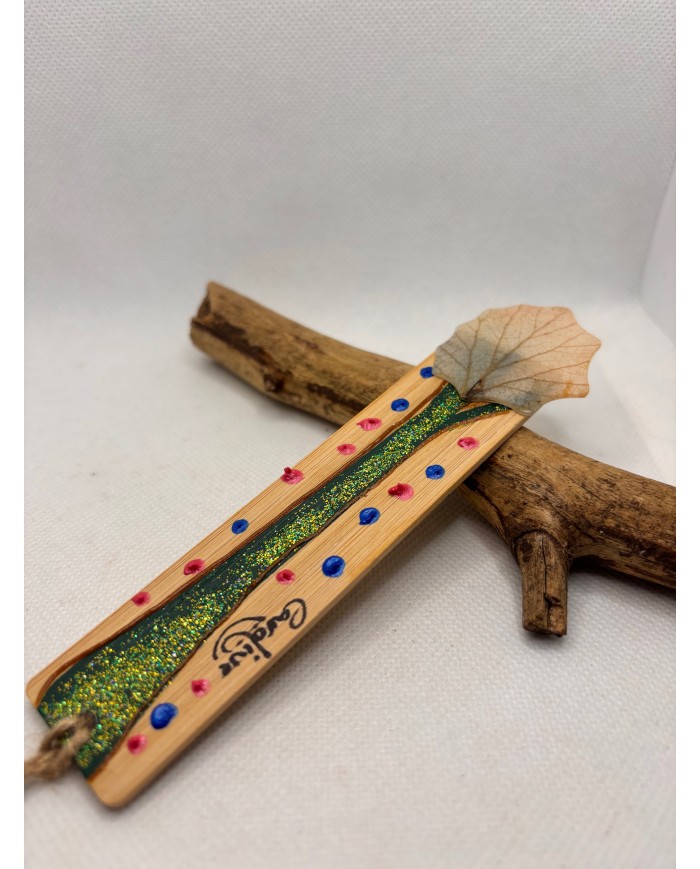 MARCAPAGINAS artesanos de hoja natural