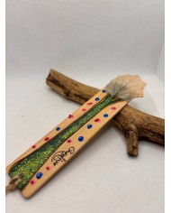 MARCAPÁGINAS artesanos de hoja natural esqueletizada