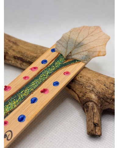 MARCAPAGINAS artesanos de hoja natural