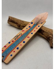 MARCAPAGINAS artesanos de hoja natural esqueletizada