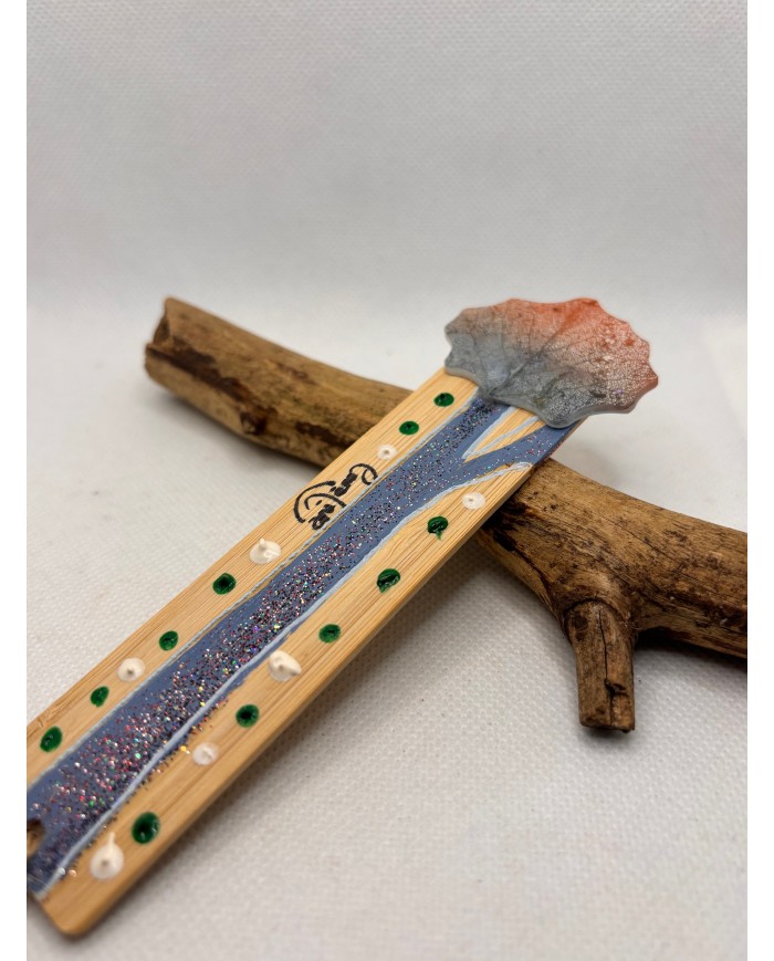 MARCAPÁGINAS artesanos de hoja natural esqueletizada