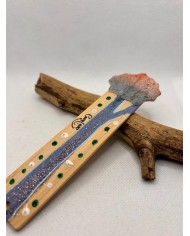 MARCAPAGINAS artesanos de hoja natural esqueletizada