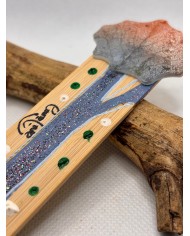 MARCAPÁGINAS artesanos de hoja natural esqueletizada