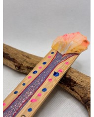 MARCAPÁGINAS artesanos de hoja natural esqueletizada