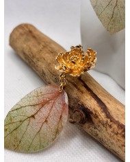 EDICIÓN LIMITADA pendientes artesanos de hoja natural