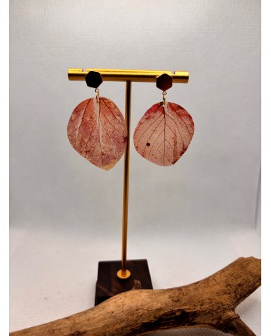 EDICIÓN LIMITADA pendientes de hoja natural artesanos