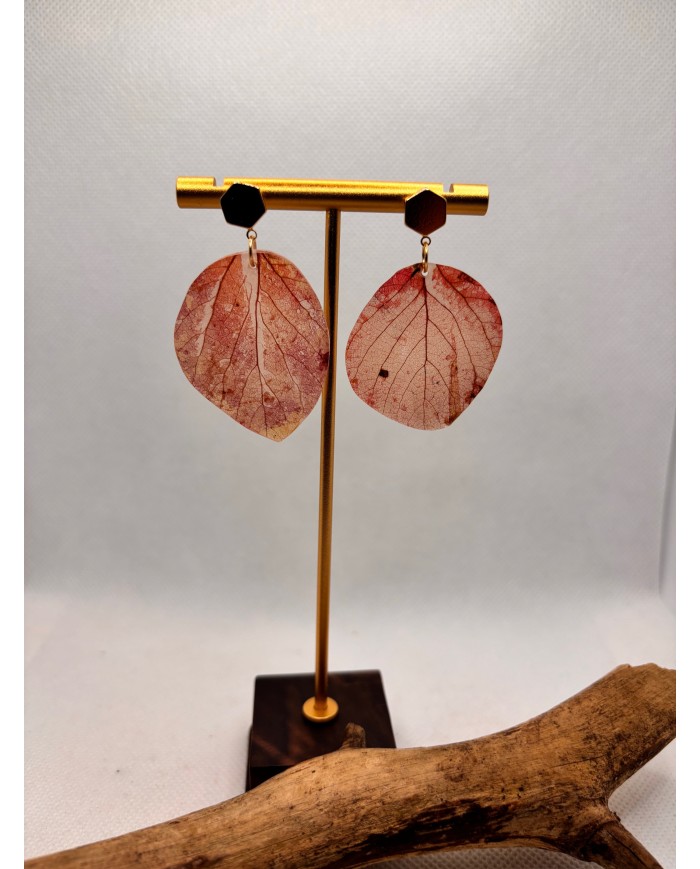 EDICIÓN LIMITADA pendientes de hoja natural artesanos