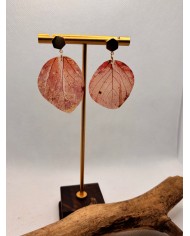 EDICIÓN LIMITADA pendientes de hoja natural artesanos