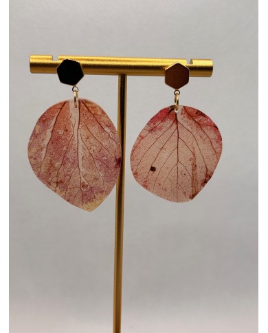 EDICIÓN LIMITADA pendientes de hoja natural artesanos