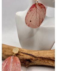 EDICIÓN LIMITADA pendientes de hoja natural artesanos