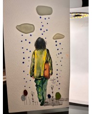 ILUSTRACIÓN  acuarela pintada a mano