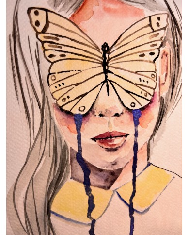 ILUSTRACIÓN acuarela pintada a mano