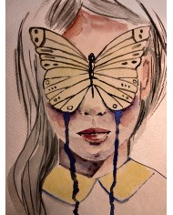 ILUSTRACIÓN acuarela pintada a mano