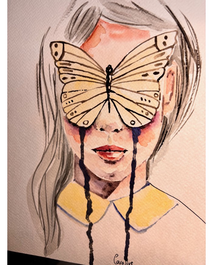 ILUSTRACIÓN acuarela pintada a mano