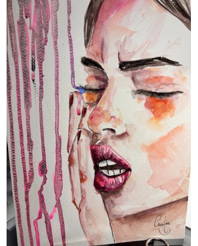 ILUSTRACIÓN acuarela pintada a mano