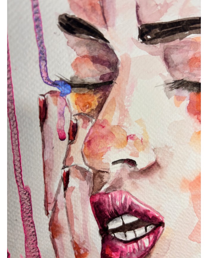 ILUSTRACIÓN acuarela pintada a mano