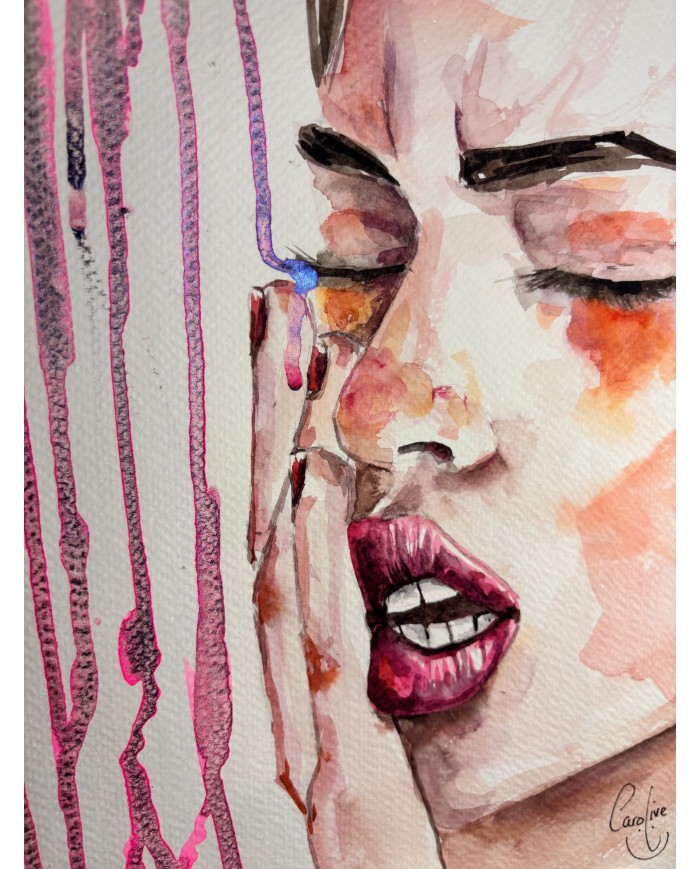 ILUSTRACIÓN acuarela pintada a mano