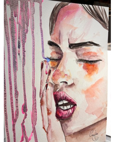 ILUSTRACIÓN acuarela pintada a mano