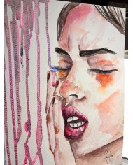 ILUSTRACIÓN acuarela pintada a mano