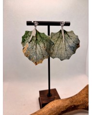 EDICIÓN LIMITADA pendientes artesanos de hoja natural