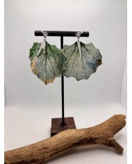 EDICIÓN LIMITADA pendientes artesanos de hoja natural