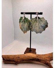 EDICIÓN LIMITADA pendientes artesanos de hoja natural