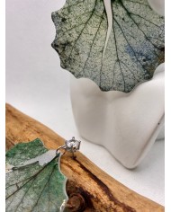 EDICIÓN LIMITADA pendientes artesanos de hoja natural