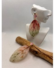 EDICIÓN LIMITADA pendientes artesanos de hoja natural