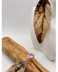 EDICIÓN LIMITADA pendientes artesanos de hoja natural