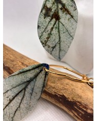 EDICIÓN LIMITADA pendientes artesanos de hoja natural