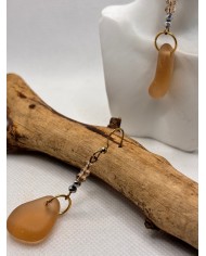 PENDIENTES DE CRISTAL MARINO o lágrimas de sirena