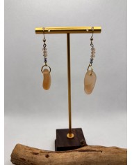 PENDIENTES DE CRISTAL MARINO o lágrimas de sirena