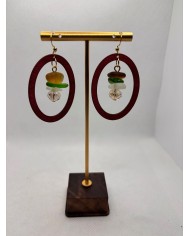 PENDIENTES DE CRISTAL MARINO o lágrimas de sirena