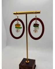 PENDIENTES DE CRISTAL MARINO o lágrimas de sirena