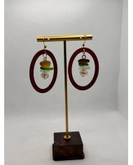 PENDIENTES DE CRISTAL MARINO o lágrimas de sirena