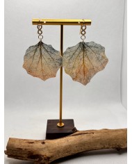 EDICIÓN LIMITADA pendientes artesanos de hoja natural
