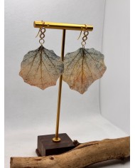 EDICIÓN LIMITADA pendientes artesanos de hoja natural