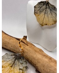 EDICICIÓN LIMITAD pendientes artesanos de hoja natural
