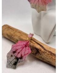 EDICIÓN LIMITADA "TODO AMOR" pendientes artesanoss de hoja natural