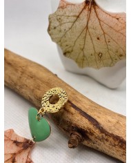 EDICIÓN LIMITADA "TODO AMOR" pendientes artesanos de hoja natural