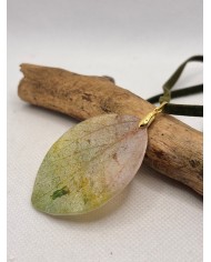 COLLAR ARTESAO DE HOJA NATURAL