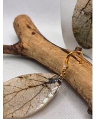 EDICIÓN LIMITADA pendientes artesanos de hoja natural