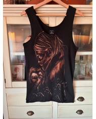 CAMISETA PINTADA A MANO CON LEJÍA