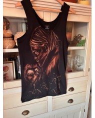 CAMISETA PINTADA A MANO CON LEJÍA