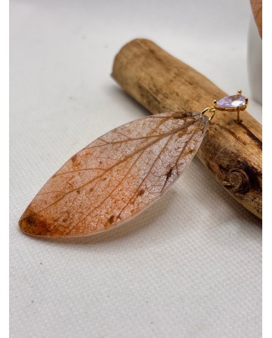 EDICIÓN LIMITADA pendientes artesanos de hoja natural