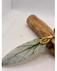 COLLAR ARTESANO DE HOJA NATURAL